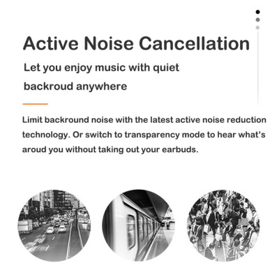 CINCATDY Tai Nghe Bluetooth True Wireless TWS D01 ANC Phiên Bản Nâng Cấp - Hàng Chính Hãng