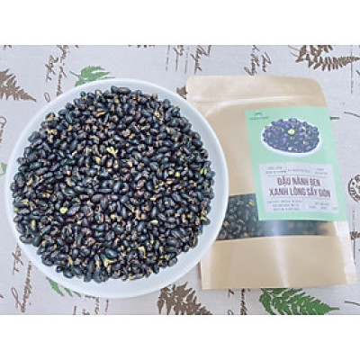 Đậu nành đen xanh lòng (đậu tương đen) sấy giòn nguyên vị ăn liền - hàng loại 1 không biến đổi gen
