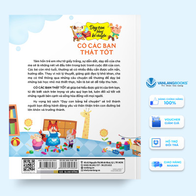 Dạy Con Bằng Kể Chuyện - Có Các Bạn Thật Tốt - Vanlangbooks