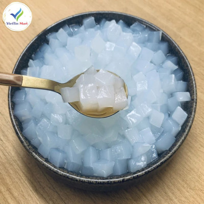 Thạch Dừa Thô Miếng (DẠNG TẤM) Viettin Mart 1KG