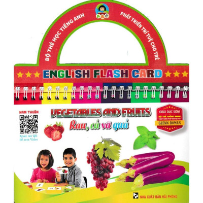 Sách - Bộ Thẻ Học Tiếng Anh - Phát Triển Trí Tuệ Cho Trẻ - Combo 6 Cuốn - Hồng Ân