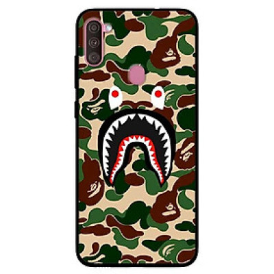 Ốp lưng dành cho Samsung A11 mẫu Bape Camo Xanh Lá