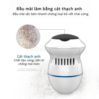 Máy Chà Gót Chân Chuyên Dụng Tẩy Da Chết, Dụng Cụ Mài Gót Chân Đẩy Lùi Chai Sạn Sạc Pin Tiện Lợi - HÀNG CHÍNH HÃNG MINIIN