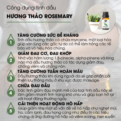 Combo 3 Tinh Dầu Xông Phòng Kobi: Tinh Dầu Hương Thảo (30ml) + Tinh Dầu Cam Ngọt (30ml) + Tinh Dầu Tràm Trà (30ml) - Tinh Dầu Thiên Nhiên Nguyên Chất, Tốt Cho Bé Sơ Sinh, Giúp Giữ Ấm Cơ Thể, Phòng Ngừa Bệnh Hô Hấp Hiệu Quả