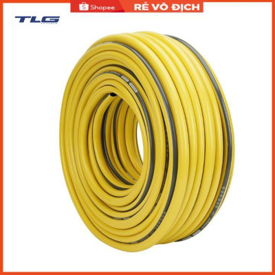 Bộ dây vòi xịt nước rửa xe, tưới cây . tăng áp 3 lần, loại 20m 206318 đầu đồng, đai, nối