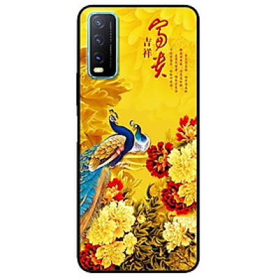 Ốp lưng dành cho Vivo Y20 - Y20s - Y12s mẫu Công Và Hoa