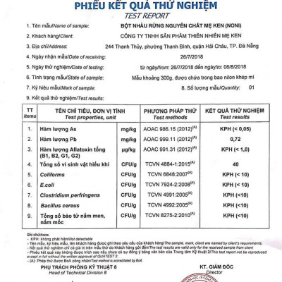 NHÀU RỪNG KHÔ NGUYÊN CHẤT MẸ KEN (NONI) (500gr)