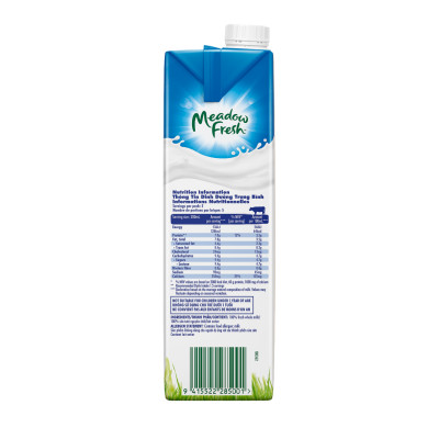 Thùng 12 hộp Sữa tươi tiệt trùng nguyên kem Meadow Fresh 1L hàng New Zealand