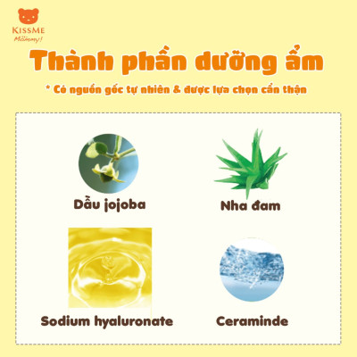 Kem Dưỡng Da Tay Dành Cho Bé Từ 06 Tháng Tuổi Và Làn Da Tay Nhạy Cảm Kissme Mommy (60 G)