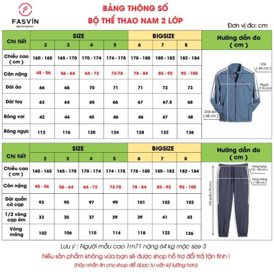 Bộ Quần Áo Gió Thể Thao Nam FASVIN BC21485.HN 02 Lớp Lót Thun Dày Dặn Ấm Áp Chất Vải Và Phom Dáng Rất Đẹp
