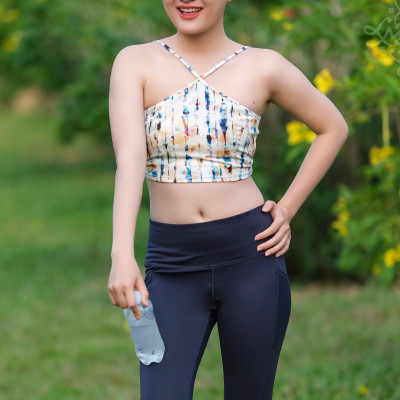 Quần lửng thể thao trên gối LMcation túi 2 bên - Màu Xanh đen