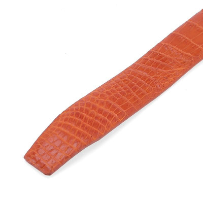 HP4742-43-44-45 - Thắt lưng nam da cá sấu Huy Hoàng nguyên con bụng 3,5P màu đen, nâu đỏ, nâu đất, vàng