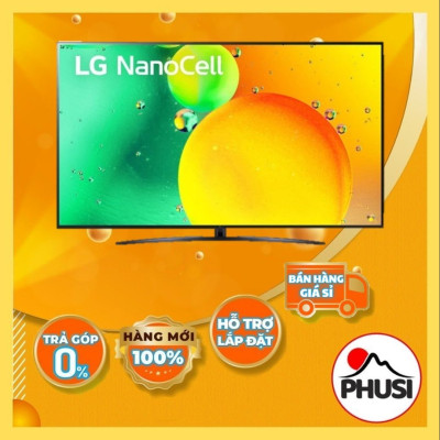 Smart Tivi NanoCell LG 4K 55 Inch 55NANO76SQA [Hàng Chính Hãng]