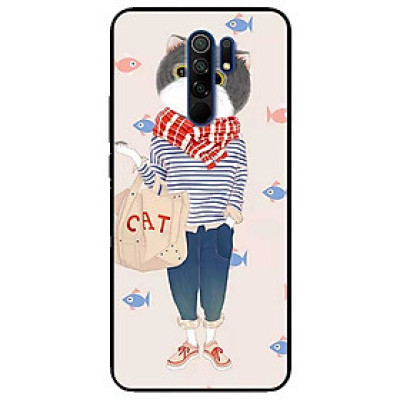 Ốp lưng dành cho Xiaomi Redmi 9 mẫu Người Mèo