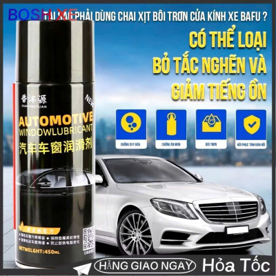 Silicon Spray [AUTOMOTM] 450ml – Xịt Dưỡng Gioăng Cao Su Ô Tô, Chống Kẹt Cửa Kính