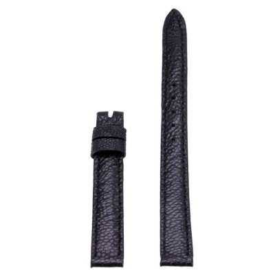 HC8417-18-19-23 Dây đồng hồ Huy Hoàng da đà điểu size 12, 14 màu đen, nâu đất, vàng bò, nâu đỏ