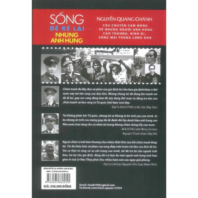 Combo Kể chuyện Cụm Tình Báo H.63 Anh Hùng + Sống Để kể Lại Những Anh Hùng - Nguyễn Quang Chánh (NXB)