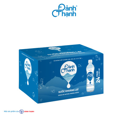 Lốc 6 chai Nước Khoáng Thiên Nhiên Có Ga Đảnh Thạnh 430ml