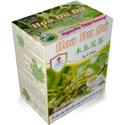 Trà Hoa Đu Đủ- Hỗ Trợ Bệnh Ho Lâu Ngày, Viêm Phổi- Hộp (50 Túi Lọc X 2gr) - Nguyên Thái Trang – Thảo Dược Thiên Nhiên- Tốt Cho Sức Khỏe