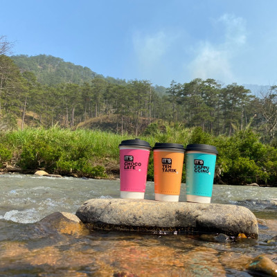 Combo 3 Ly Trà Sữa/ Cà Phê Aik Cheong Malaysia Tiện Dụng Kèm Topping (Trà Sữa Truyền Thống, Cappuccino, Chocolate)