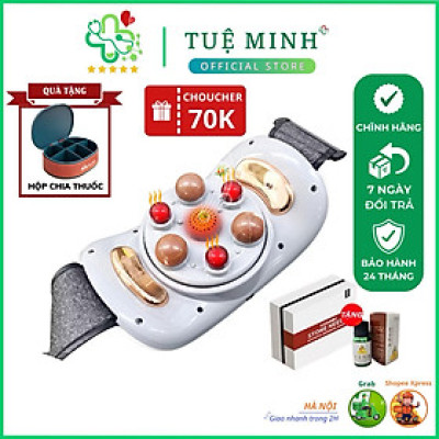 Đai Massage Bụng Hỗ Trợ tan Mỡ Bụng, Xoa Bóp Cùng Lúc Làm Nóng, Mát Xa Cổ Vai Lưng Đùi Megou TY-308 BH 1 Năm