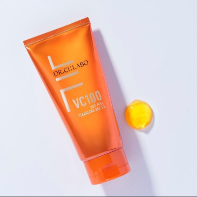 Gel Tẩy Trang Nóng Tẩy Sạch Lớp Trang Điểm Dưỡng Da Trắng Mịn Dr.Ci:Labo VC 100 Hot Peel Cleasing (Tuýp 150 G)