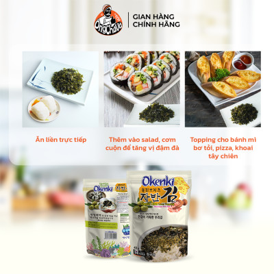Rong Biển Rắc Oliu Phô Mai Okenki Ông Chà Và 43g – Hàng chính hãng