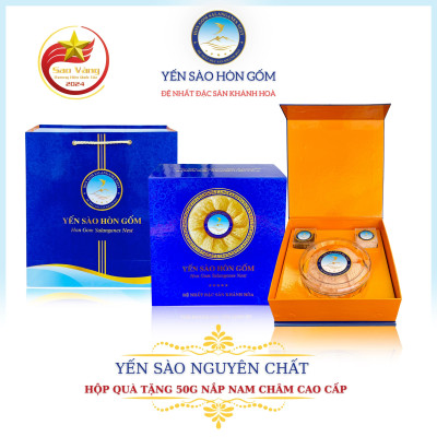 [HGK-G1] Yến Sào Tinh Chế Sợi Rối Phủ Chân - Yến Sào Hòn Gốm Chính Hiệu Khánh Hoà - HGK NEST