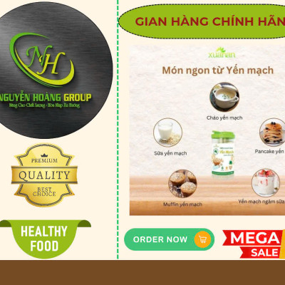 Yến Mạch Úc Nguyên Chất Hủ 800g Xuân An( Tặng YM gói 350g)