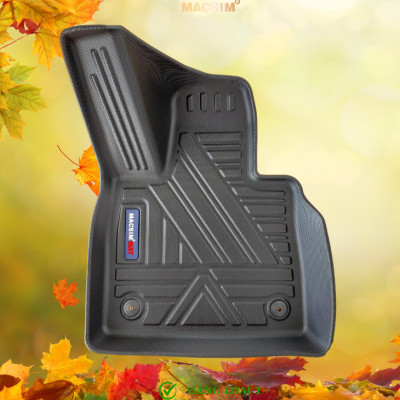 Thảm lót sàn xe ô tô Ford Explorer 2019-nay Nhãn hiệu Macsim chất liệu nhựa TPE cao cấp màu đen