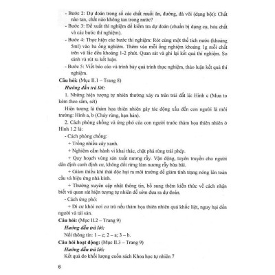 Sách - Hướng Dẫn Trả Lời Câu Hỏi Khoa Học Tự Nhiên Lớp 7 - Bám Sát SGK Kết Nối Tri Thức Với Cuộc Sống - Hồng Ân
